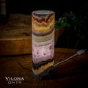 Razzberry Rosa Onyx Crystal Table Lamp #10 Desk Lamp