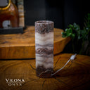Razzberry Rosa Onyx Crystal Table Lamp #5 Desk Lamp