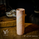 Razzberry Rosa Onyx Lamp (Crystal Table Lamp #10) - Desk