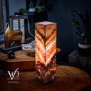 Razzberry Rosa Onyx Lamp (Crystal Table Lamp #11) - Desk