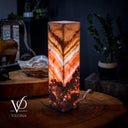 Razzberry Rosa Onyx Lamp (Crystal Table Lamp #11) - Desk