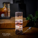 Razzberry Rosa Onyx Crystal Table Lamp #5 Desk Lamp