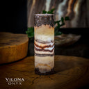 Razzberry Rosa Onyx Crystal Table Lamp #8 Desk Lamp