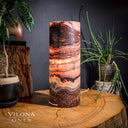 Razzberry Rosa Onyx Crystal Table Lamp #3 - Desk Lamp