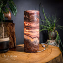 Razzberry Rosa Onyx Crystal Table Lamp #3 - Desk Lamp
