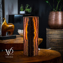 Razzberry Rosa Onyx Lamp (Table Lamp #3) - Desk Lamp