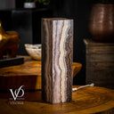 Razzberry Rosa Onyx Lamp (Table Lamp #3) - Desk Lamp