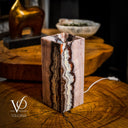 Razzberry Rosa Onyx Lamp (Table Lamp #4) - Desk Lamp