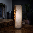 Sahara Onyx Cylinder Table Lamp (1 Out Of 3) - Desk Lamp