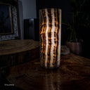 Sahara Onyx Cylinder Table Lamp (1 Out Of 3) - Desk Lamp