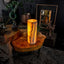 Sahara Onyx Cylinder Table Lamp #2 - Desk Lamp