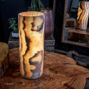 Sahara Onyx Cylinder Table Lamp (2 Out Of 3) Exotic - Desk