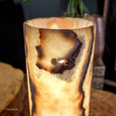 Sahara Onyx Cylinder Table Lamp (2 Out Of 3) Exotic - Desk