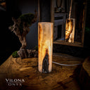 Sahara Onyx Cylinder Table Lamp #22 - Desk Lamp