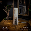 Sahara Onyx Cylinder Table Lamp #22 - Desk Lamp