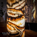 Sahara Onyx Cylinder Table Lamp #25 - Desk Lamp