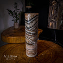 Sahara Onyx Cylinder Table Lamp #25 - Desk Lamp