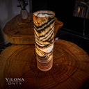 Sahara Onyx Cylinder Table Lamp #25 - Desk Lamp