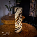 Sahara Onyx Cylinder Table Lamp #26 - Desk Lamp