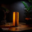 Sahara Onyx Cylinder Table Lamp (Small) #14 - Desk Lamp