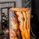 Sahara Onyx Floor Lamp (Cylinder #1) - Desk Lamp