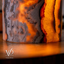 Sahara Onyx Floor Lamp (Cylinder #1) - Desk Lamp