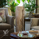 Sahara Onyx Floor Lamp (Cylinder #1) - Floor Lamp