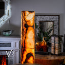 Sahara Onyx Floor Lamp (Cylinder #2) - Desk Lamp