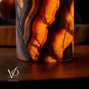 Sahara Onyx Floor Lamp (Cylinder #2) - Desk Lamp