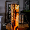 Sahara Onyx Floor Lamp (Cylinder #2) - Desk Lamp