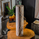 Sahara Onyx Floor Lamp (Cylinder #2) - Desk Lamp