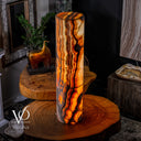 Sahara Onyx Floor Lamp (Cylinder #2) - Desk Lamp