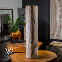 Sahara Onyx Floor Lamp (Cylinder #2) - Desk Lamp