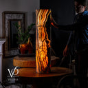 Sahara Onyx Floor Lamp (Cylinder #2) - Desk Lamp