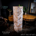 Polished Exotic Sahara Onyx Floor Lamp (2/2) - Floor Lamp