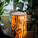 Sahara Onyx Floor Lamp (Cylinder #1) - Floor Lamp