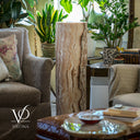 Sahara Onyx Floor Lamp (Cylinder #1) - Floor Lamp