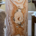 Sahara Onyx Floor Lamp (Cylinder #1) - Floor Lamp