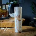 Sahara Onyx Lamp (Cylinder Table Lamp #11) - Desk Lamp