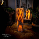 Sahara Onyx Cylinder Table Lamp (Medium) #12 - Desk Lamp