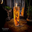 Sahara Onyx Cylinder Table Lamp (Medium) #13 - Desk Lamp