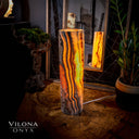 Sahara Onyx Cylinder Table Lamp (Medium) #13 - Desk Lamp