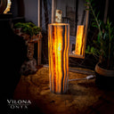 Sahara Onyx Cylinder Table Lamp (Medium) #15 - Desk Lamp