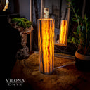 Sahara Onyx Cylinder Table Lamp (Medium) #15 - Desk Lamp