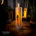 Sahara Onyx Cylinder Table Lamp (Medium) #15 - Desk Lamp