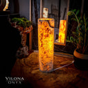 Sahara Onyx Cylinder Table Lamp (Medium) #16 - Desk Lamp