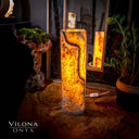 Sahara Onyx Cylinder Table Lamp (Medium) #16 - Desk Lamp