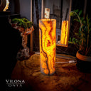 Sahara Onyx Cylinder Table Lamp (Medium) #16 - Desk Lamp