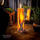 Sahara Onyx Cylinder Table Lamp (Medium) #17 - Desk Lamp