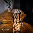 Sahara Onyx Cylinder Table Lamp #24 - Desk Lamp